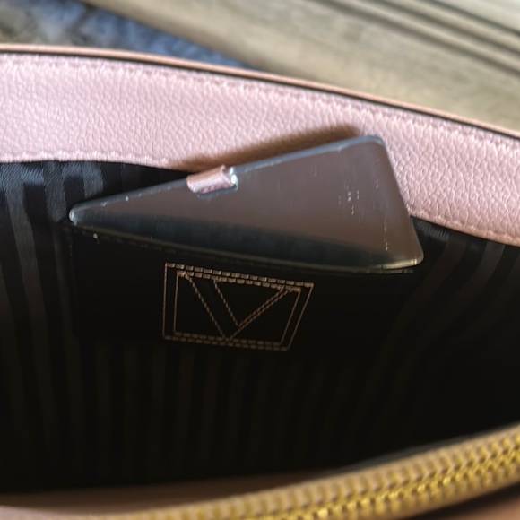 Victoria Secret Dust Rose Structure Satchel Purse - Picture 3 of 10